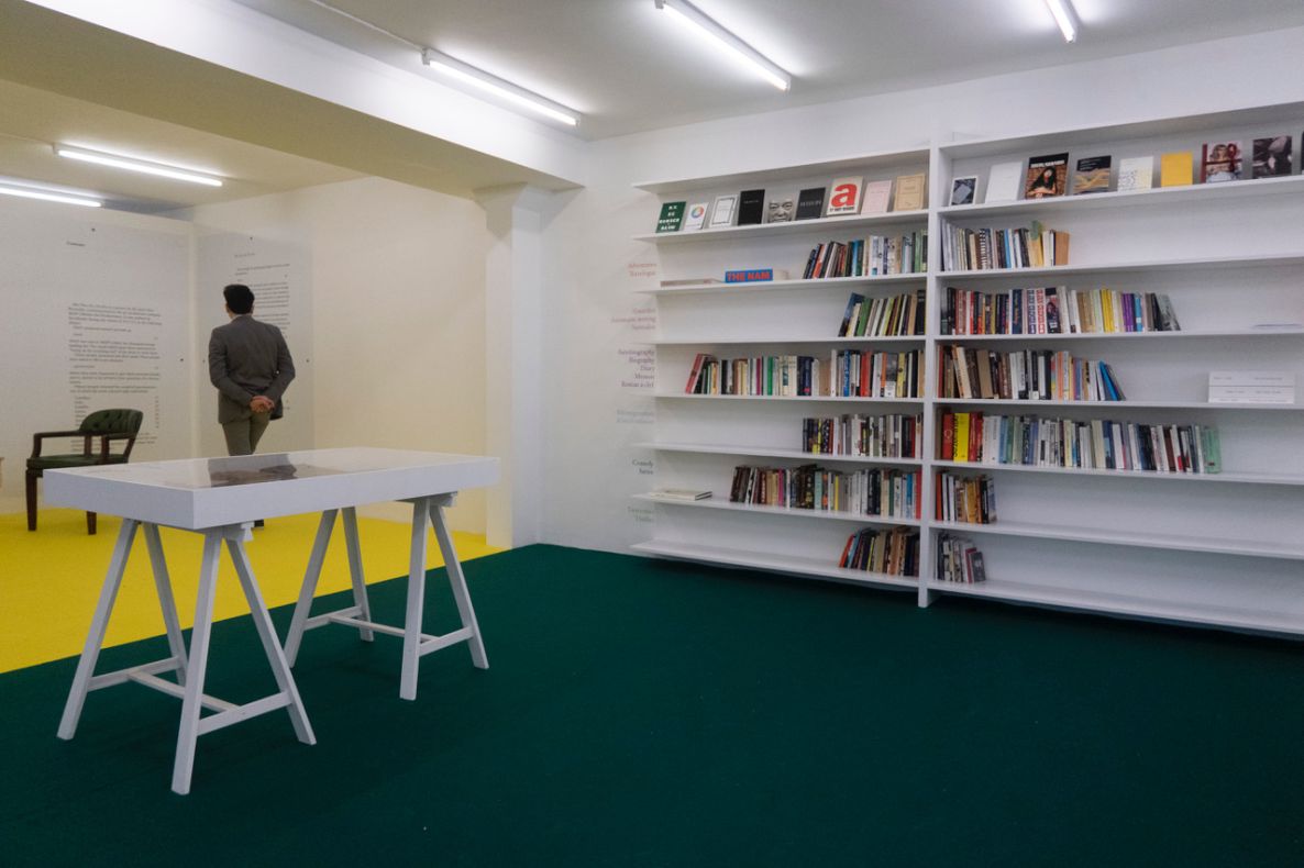 Installation view, Editorial Thinking, Index, 2021