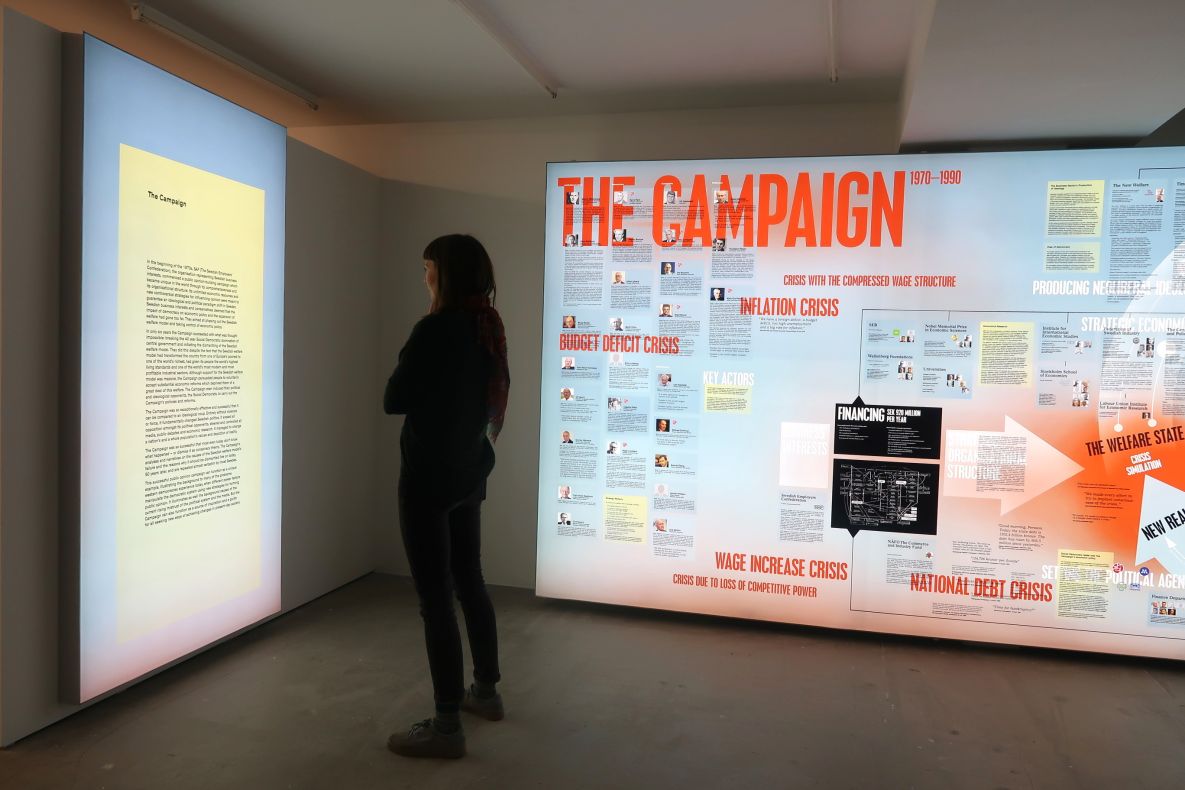 Installation view, The Campaign Text, Billboard 110 x 220 cm, Nathalie Gabrielsson
