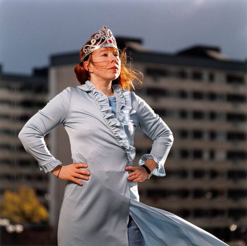 Catti Brandelius as MISS UNIVERSUM. Credit: Karl Fredrik von Hausswolff